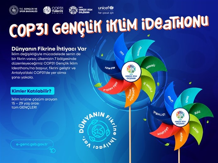 COP31 GENÇLİK İKLİM İDEATHONU BAŞVURULARI BAŞLADI!