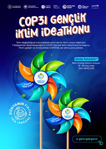 COP31 GENÇLİK İKLİM İDEATHONU BAŞVURULARI BAŞLADI!